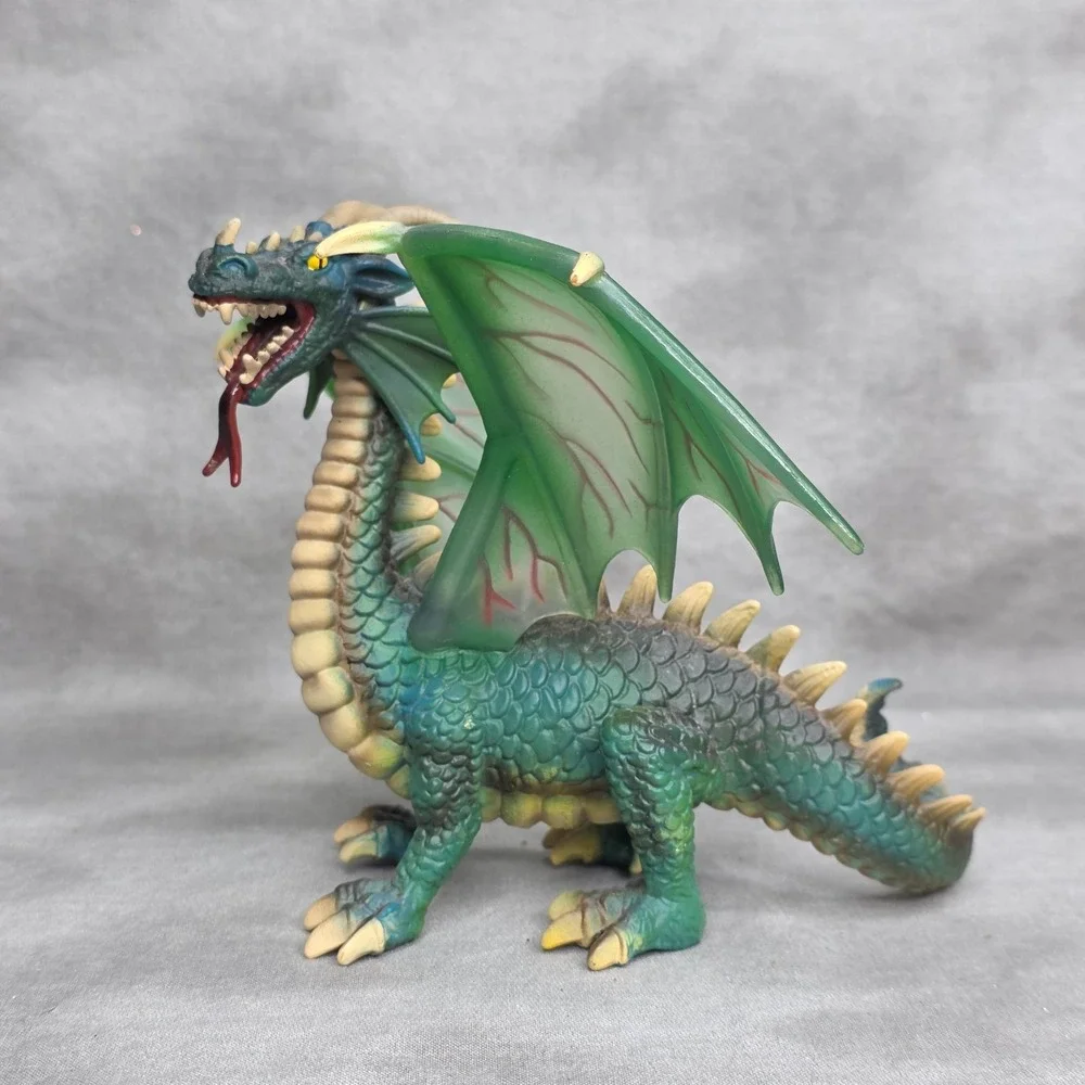 Schleich 2003 Green Dragon Figure World of Knights 5.5